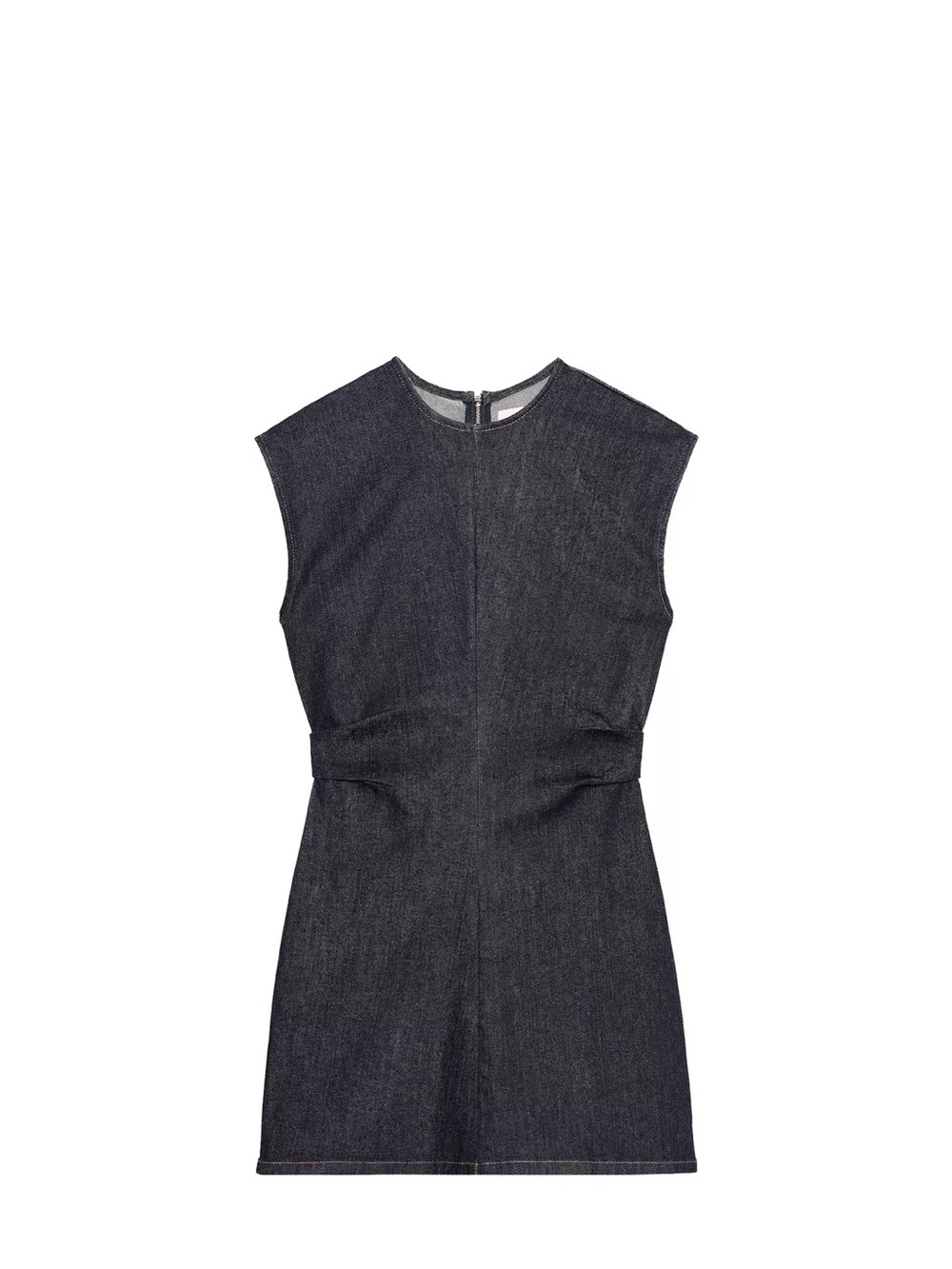Zara Dark Indigo Denim Mini Dress